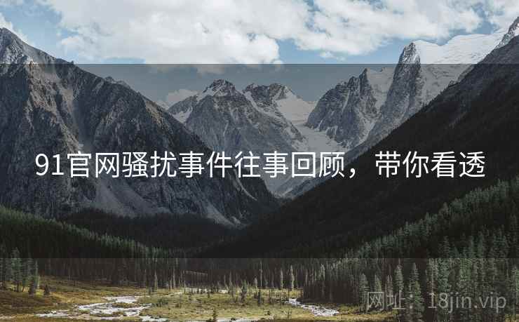91官网骚扰事件往事回顾，带你看透